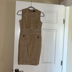 NWT Gold Shimmer Dress
